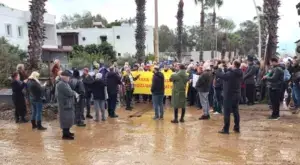 Bodrum’da Sahil Güvenlik Limanı Eylemi: Vatandaşlar Yol Kapattı
