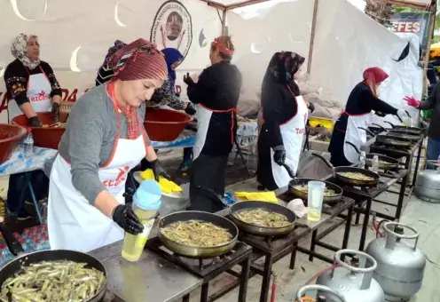 Bodrum’da 9. Hamsi Festivali: 2 Ton Hamsi Bir Saatte Tükendi