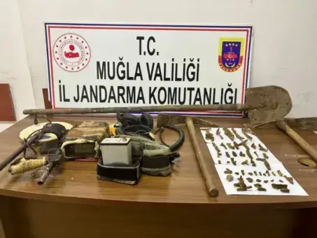 Milas’ta Kaçak Kazıya Suçüstü: 4 Kişi Yakalandı