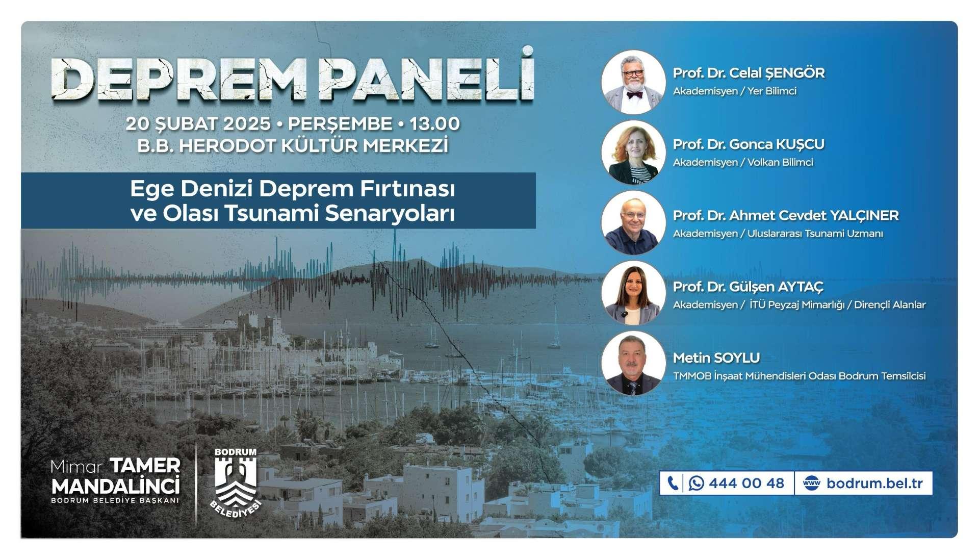 Ege’de Deprem Fırtınası ve Tsunami Riski Masaya Yatırılacak