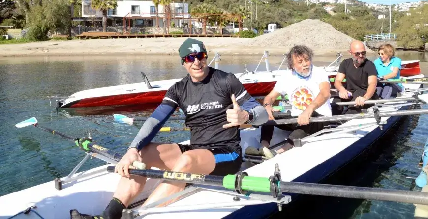 Ali Rıza Bilal Bodrum’da Kürek Sporcuları ile Buluştu