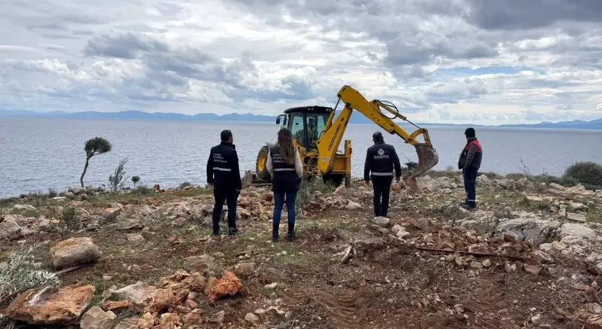 Mazı’da Hazine Arazisini Çevirenlere Müdahale: Teller Kaldırıldı, Yasal İşlem Başlatıldı