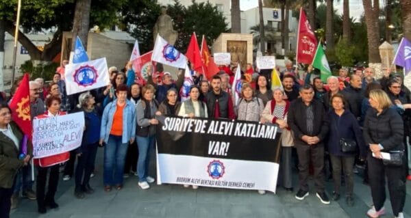 Bodrum’da “Zulme karşı direnmek insanlık onurudur” eylemi