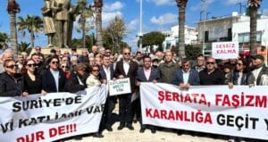 Bodrum’dan Suriye’deki katliama tepki: Suskun kalmak onaylamaktır