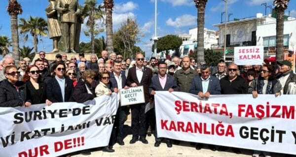 Bodrum’dan Suriye’deki katliama tepki: Suskun kalmak onaylamaktır