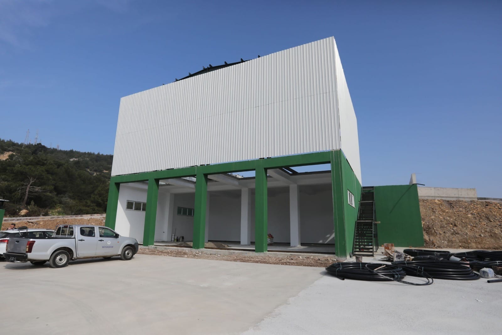 Bodrum Torba’da Katı Atık Transfer İstasyonu Tamamlanmak Üzere