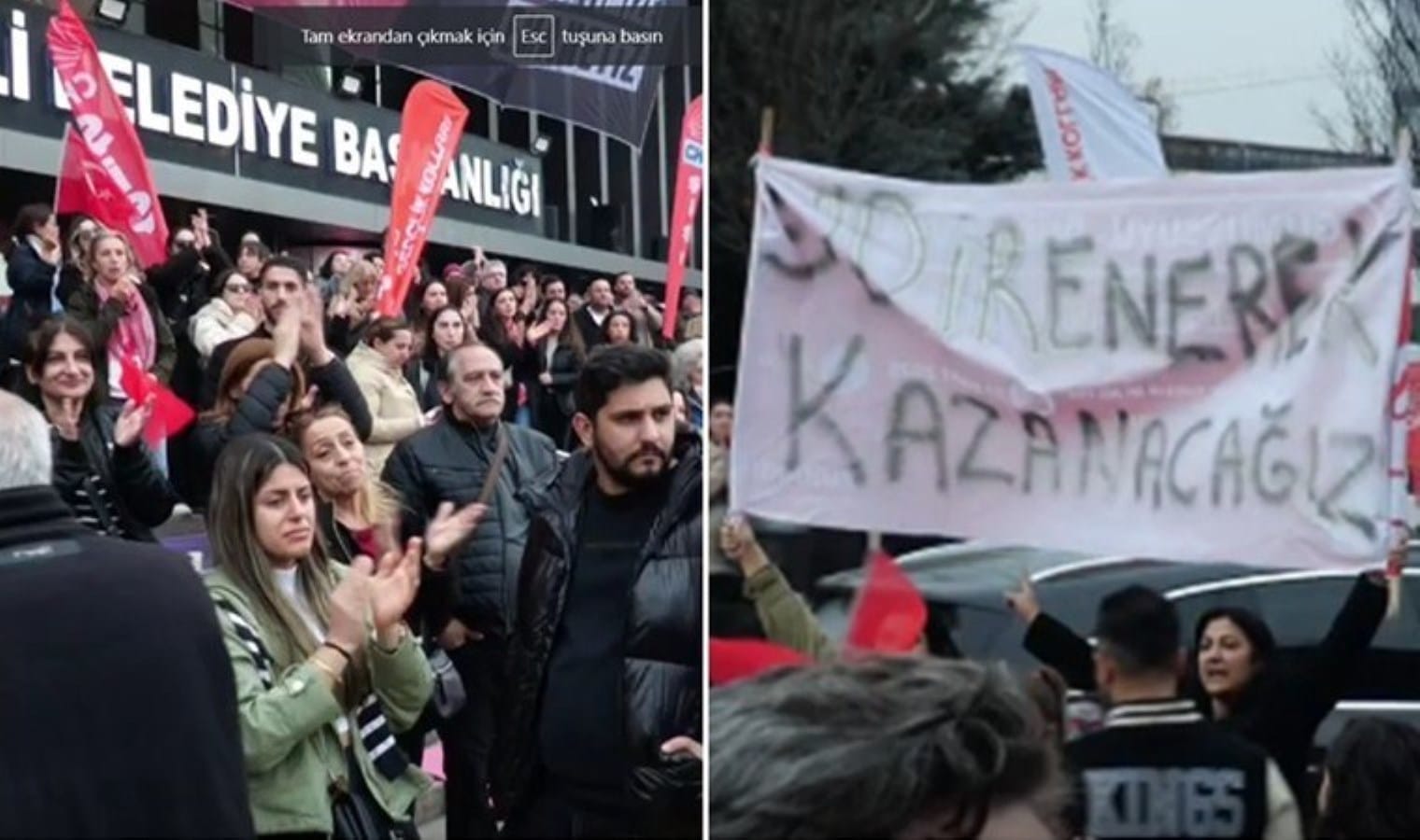 Şişli Belediyesi’ne kayyum atandı: Şişlililer belediye önünde nöbet başlattı!