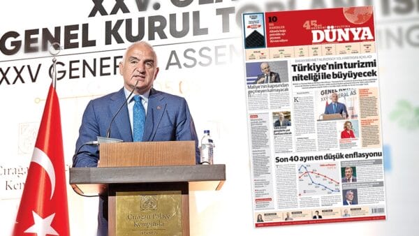  Kültür ve Turizm Bakanı Ersoy: Türkiye’yi turizmde küresel cazibe merkezi yapacağız