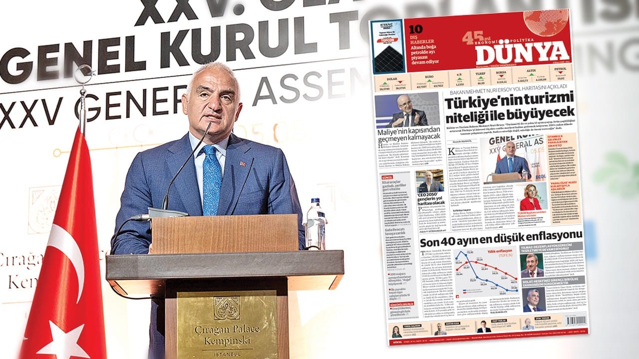  Kültür ve Turizm Bakanı Ersoy: Türkiye’yi turizmde küresel cazibe merkezi yapacağız