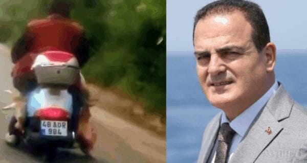 Vali vicdanları sızlatan görüntü diye paylaştı “Keçiyi motosikleti ile eziyet ederek götürdü”