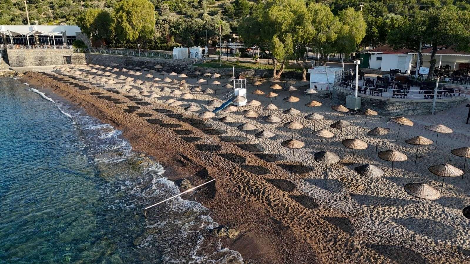 Bodrum’da Halk Plajları Sezona Hazır Hale Getirildi