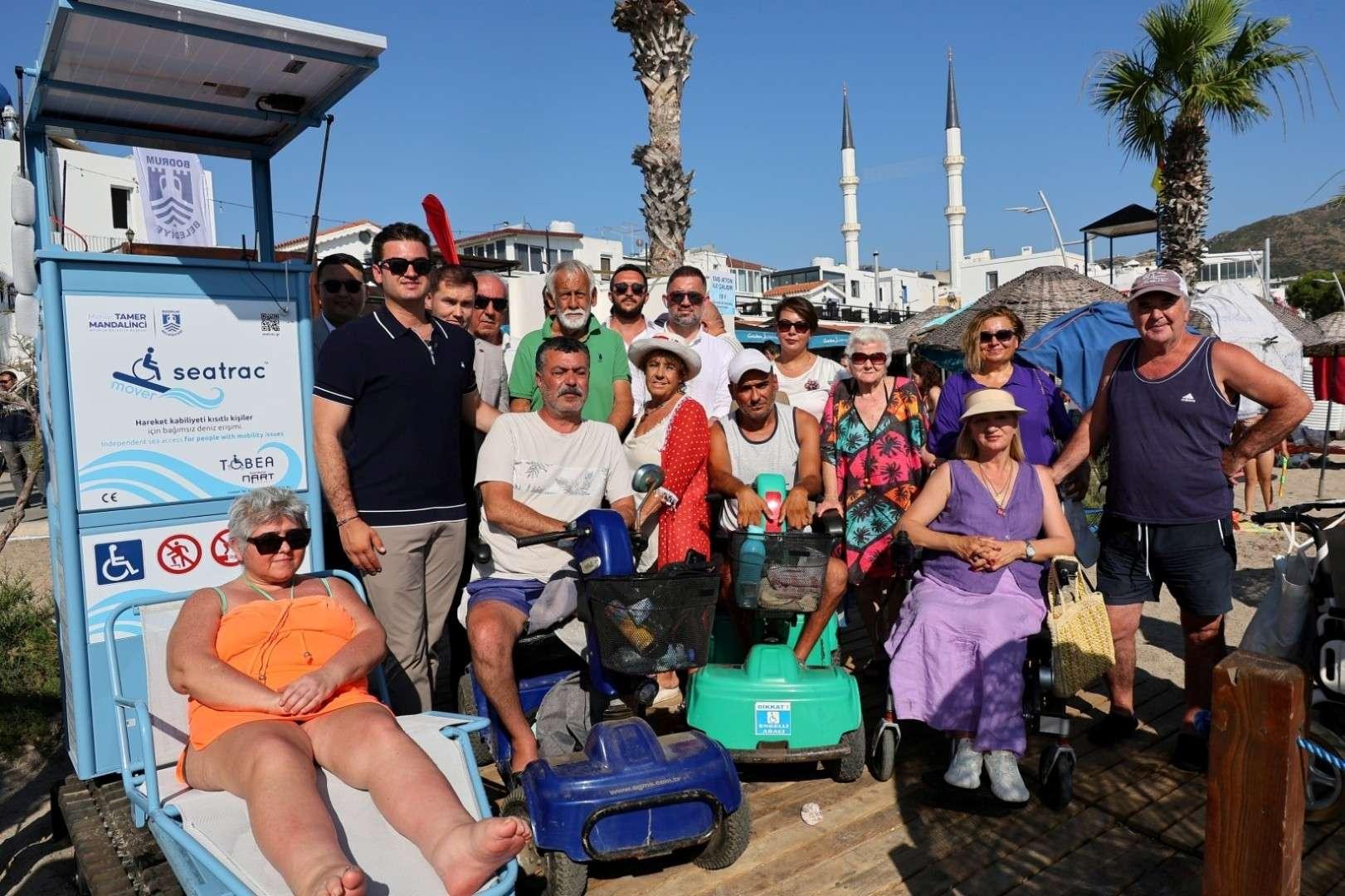 Bodrum’da Engeller Kaldırılıyor: Turgutreis’e Özel Gereksinimli Bireyler İçin Deniz Erişim Sistemi Kuruldu