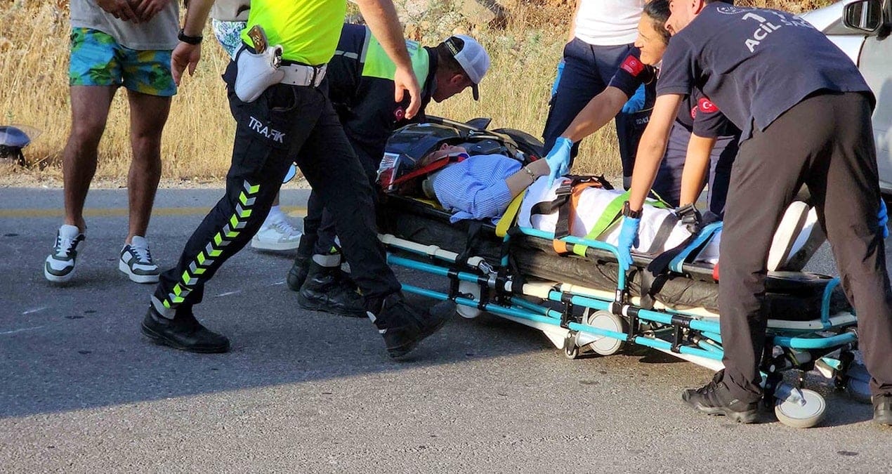 Bodrum’dan bayram dönüşü kazalarla başladı 4 yaralı