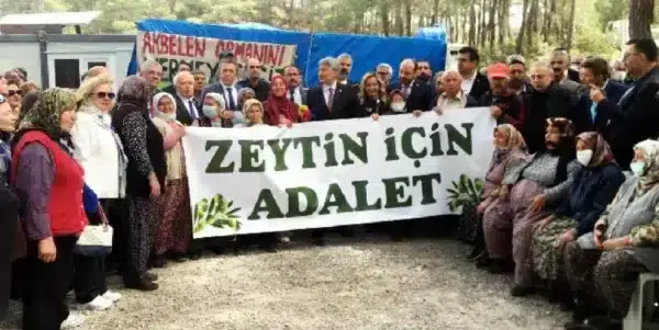İkizköylülerden Meclis’e Sert Tepki: “Zeytinimize Göz Diken Bu Yasa Geri Çekilmeli”