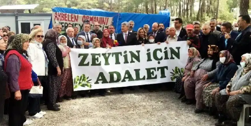 İkizköylülerden Meclis’e Sert Tepki: “Zeytinimize Göz Diken Bu Yasa Geri Çekilmeli”