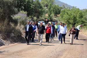Tayfun Yılmaz Yatağan’da: Yol, Su ve Kültür Yatırımları Denetlendi