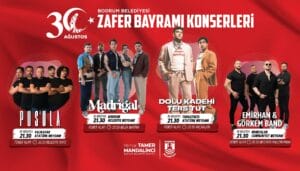 Bodrum’da 30 Ağustos Zafer Bayramı 103. Yıl Coşkusuyla Kutlanacak