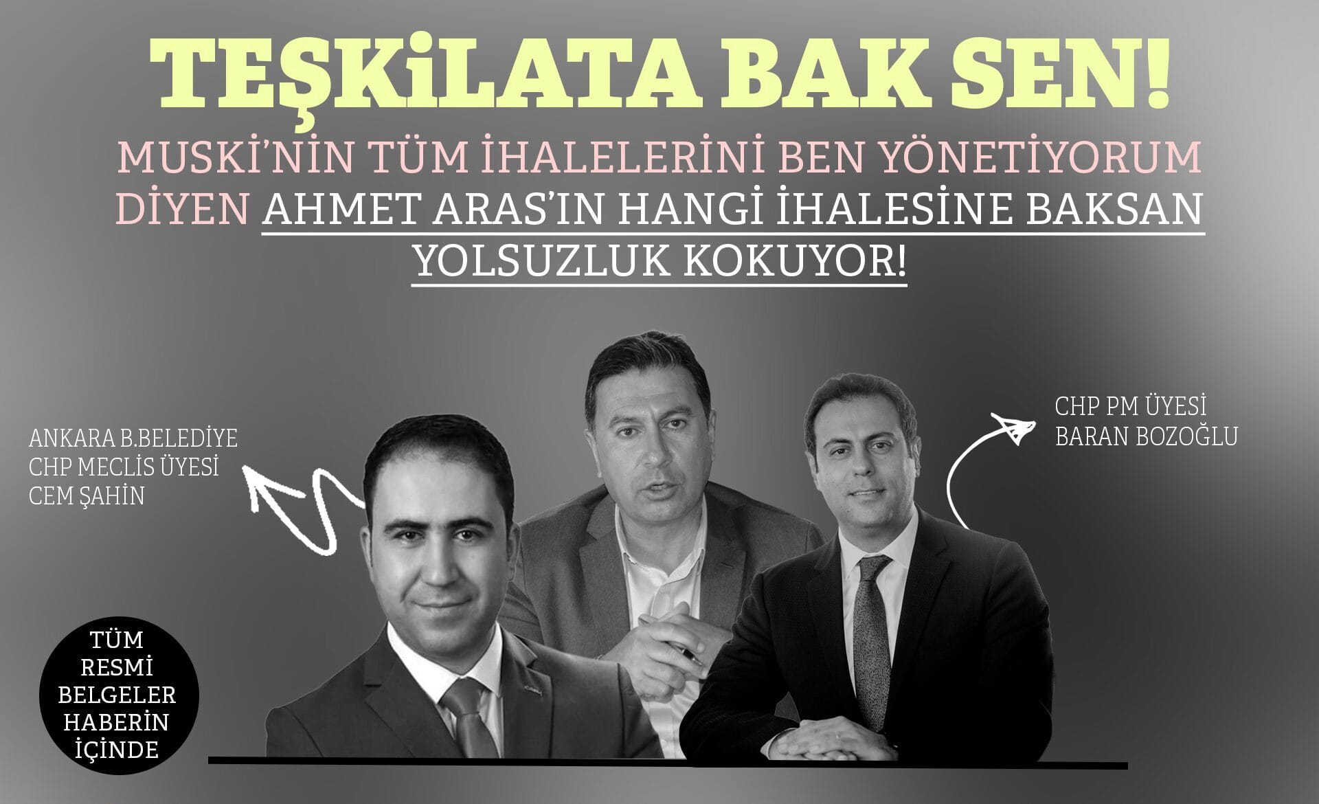 MUSKİ’de şaibeli ihale iddiası: Ankara bağlantılı şirket gündemde