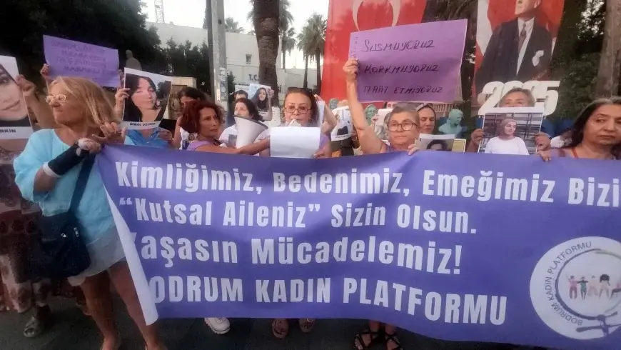 Bodrum’da Kadın Cinayetlerine Tepki Eylemi: “Bir Kardeşimiz Daha Katledildi”