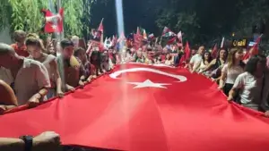 Bodrum’da 30 Ağustos fener alayı coşkusu