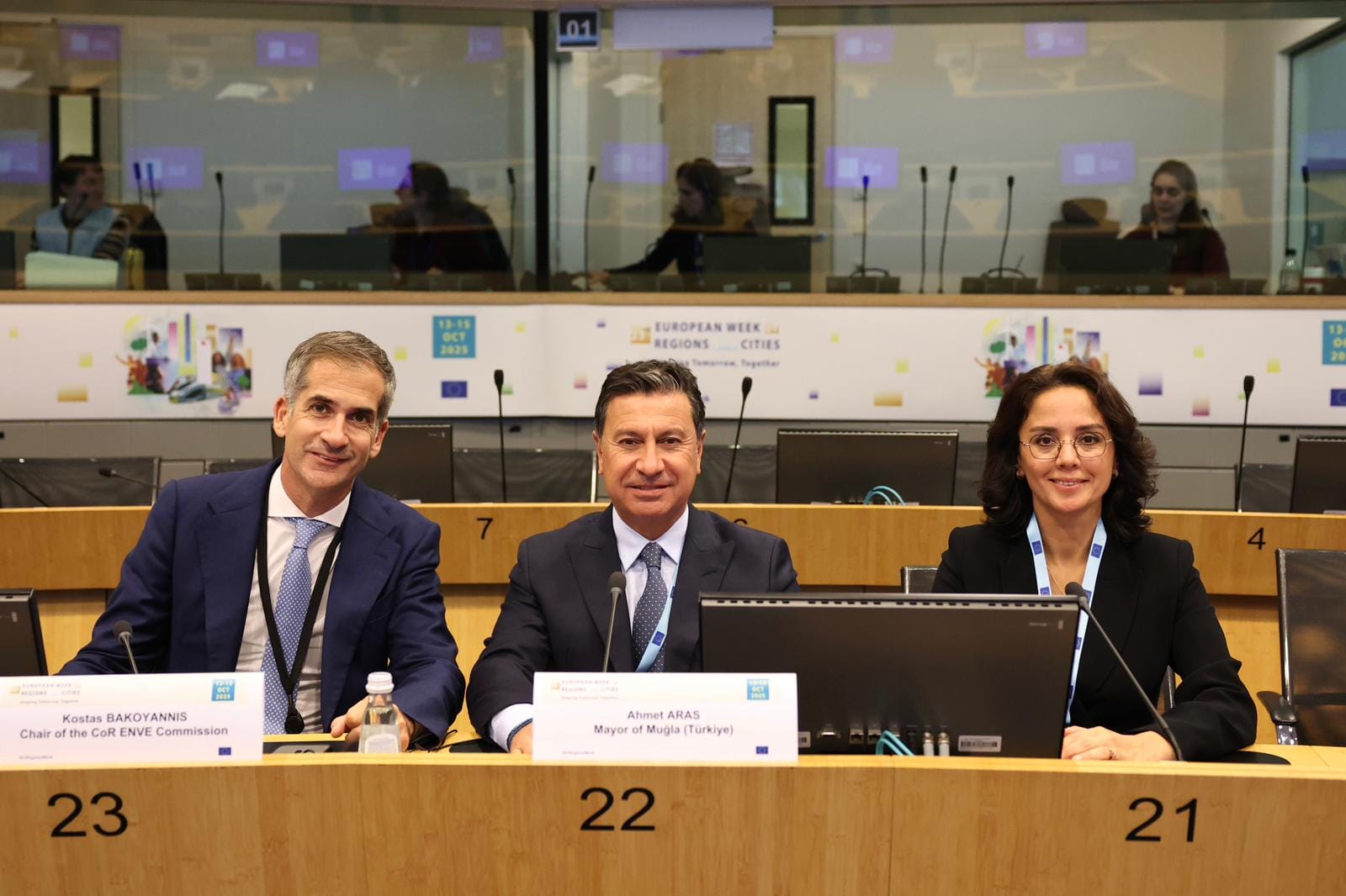 Başkan Ahmet Aras’tan Brüksel’de Diplomasi Trafiği