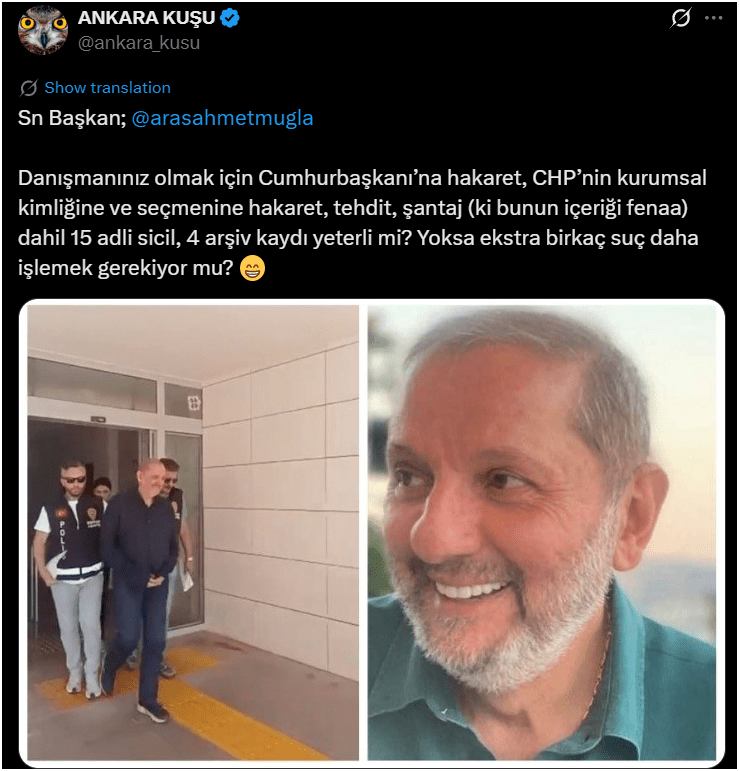 Ahmet Aras’ın Danışmanı Levent Arkan, Hakkındaki İddialar
