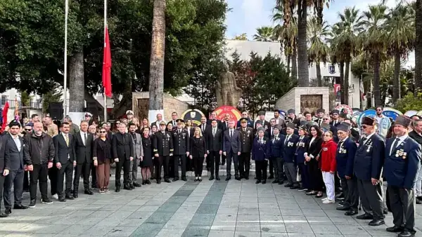 10 Kasım’da Bodrum’da Atatürk Saygı ve Özlemle Anıldı