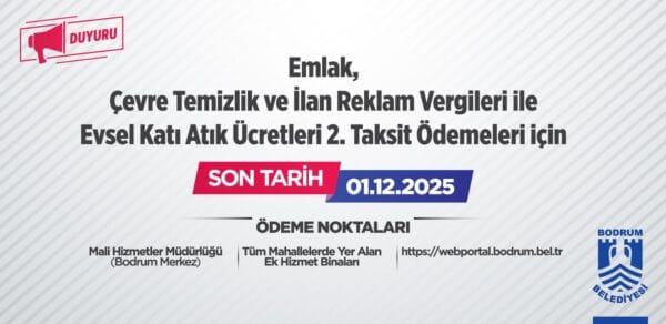 Emlak vergisi son ödeme tarihi 2025: İkinci taksit için son gün 1 Aralık