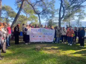 Akyaka Orman Kampı’nda “Doğa Satılık Değil” Eylemi: Çevreciler Çalışmalara Tepkili
