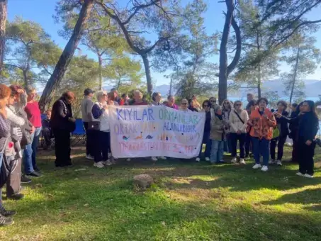 Akyaka Orman Kampı’nda “Doğa Satılık Değil” Eylemi: Çevreciler Çalışmalara Tepkili
