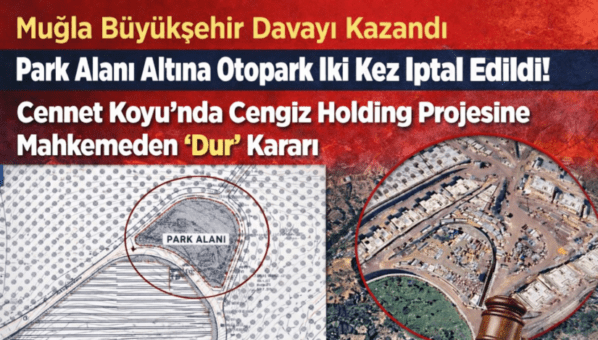 Muğla Büyükşehir’in Israrı Sonuç Verdi Cennet Koyu’nda Park Altı Otopark Planı İki Kez İptal