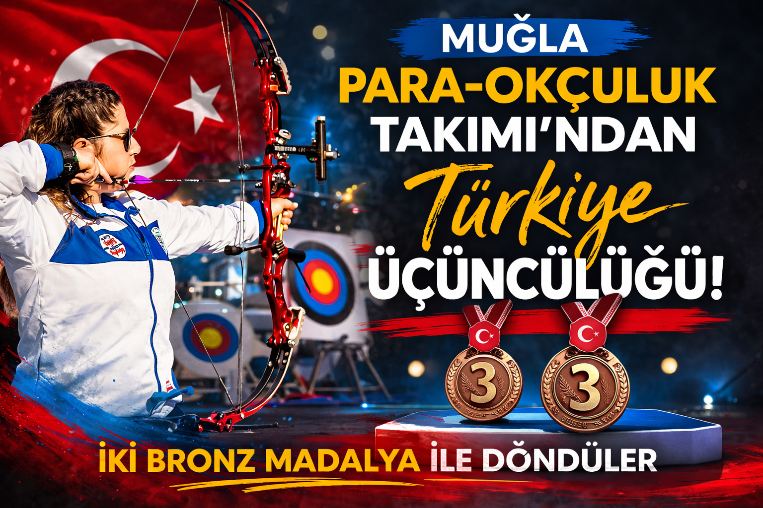 Muğla Para-Okçuluk Takımı’ndan Türkiye Üçüncülüğü
