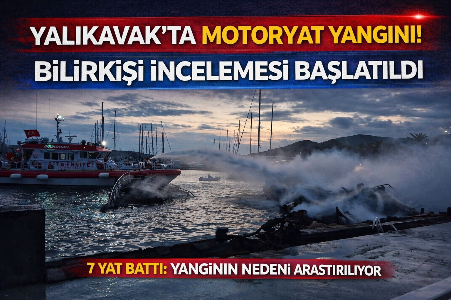 Yalıkavak Marina Yangınında Bilirkişi İncelemesi Başladı