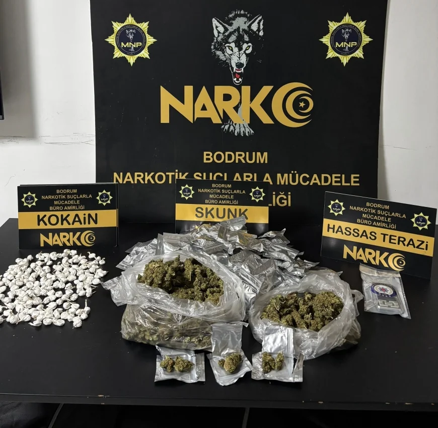 Bodrum’da Uyuşturucuya Büyük Darbe: 3 Tutuklama