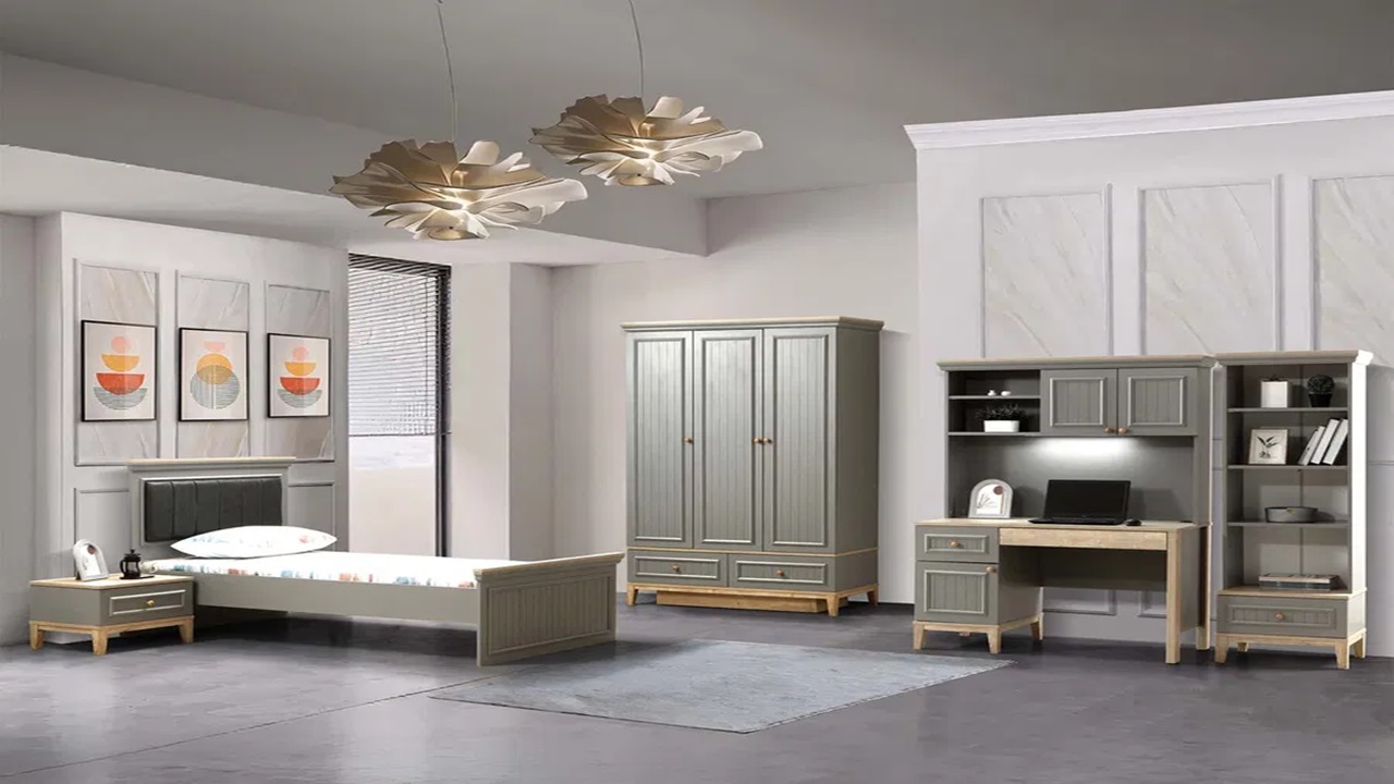 Modern Çizgilerle Şekillenen Genç Odası Takımı Modelleri