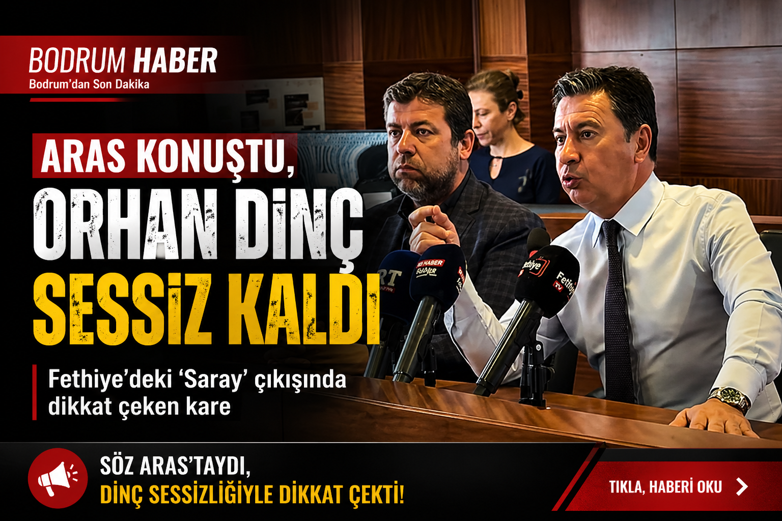 Aras’ın Saray Çıkışında Orhan Dinç Detayı