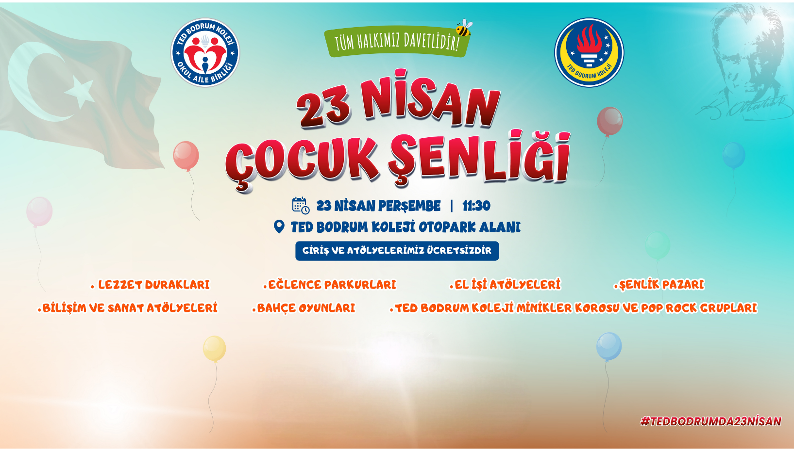 Bodrum’da 23 Nisan Coşkusu TED Bodrum Koleji’nde Yaşanacak