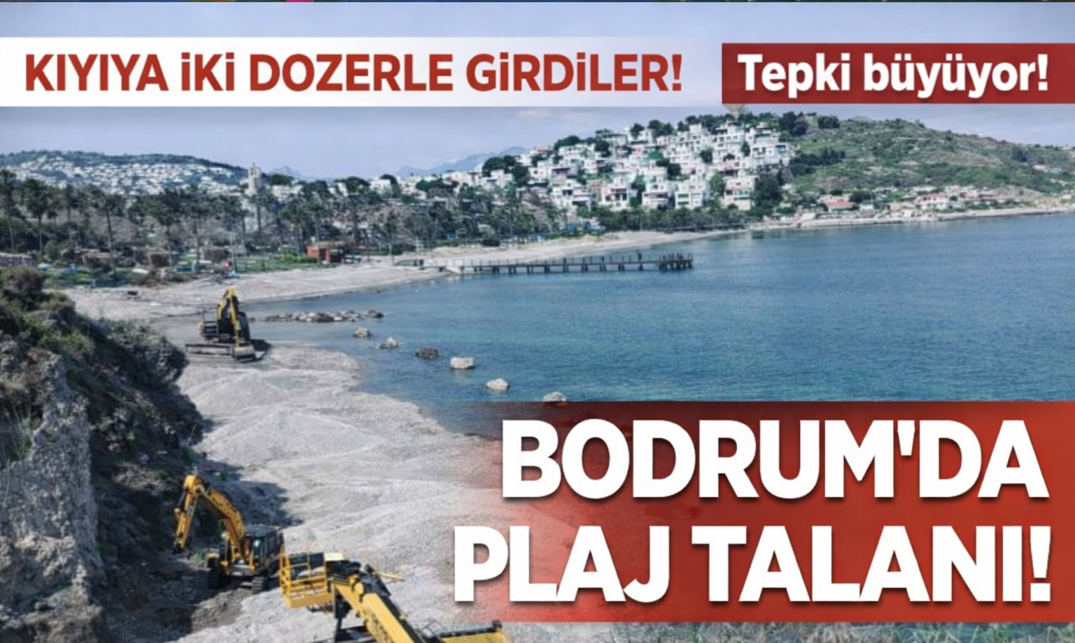 Bağla Koyu’nda Deniz Geri mi Çekiliyor? Kıyıya Müdahale İddiası