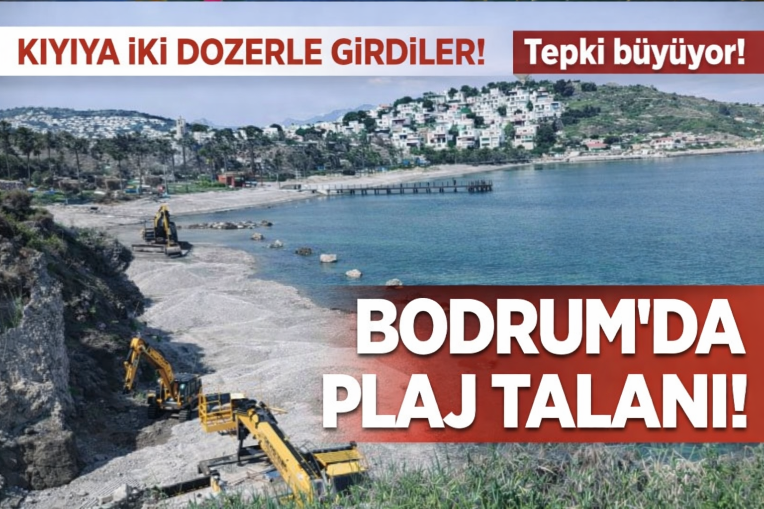 Bağla Koyu’nda Deniz Geri mi Çekiliyor? Kıyıya Müdahale İddiası