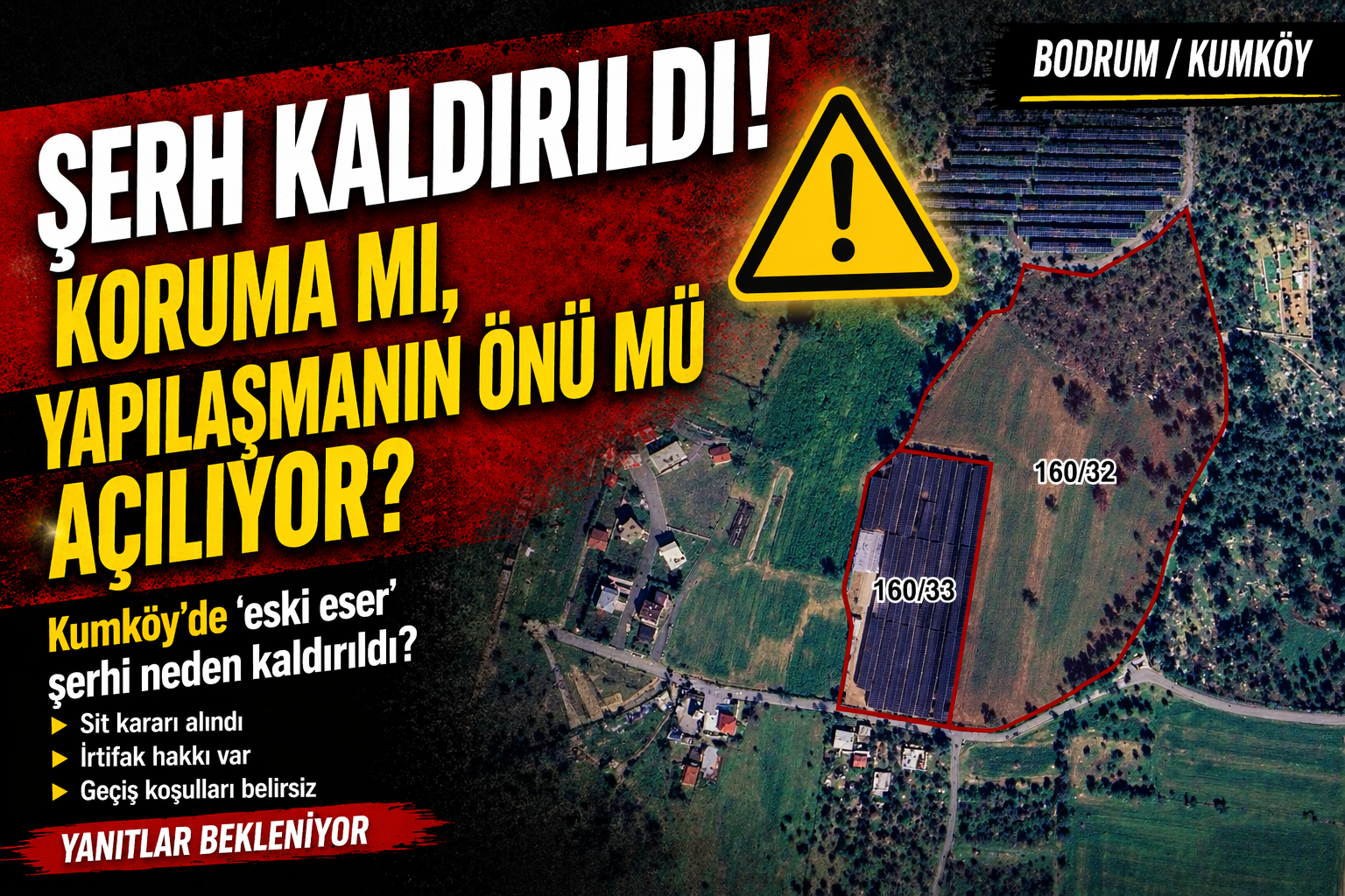 Kumköy’de Şerh Kaldırıldı: Sit Kararı Sonrası Belirsizlik