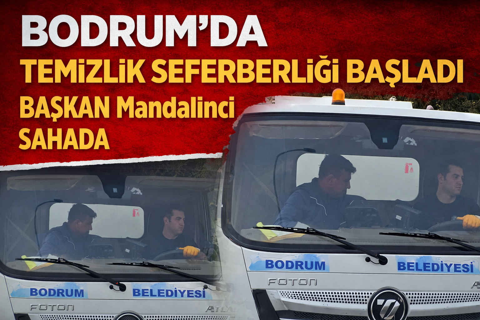 Bodrum’da Temizlik Seferberliği Başladı