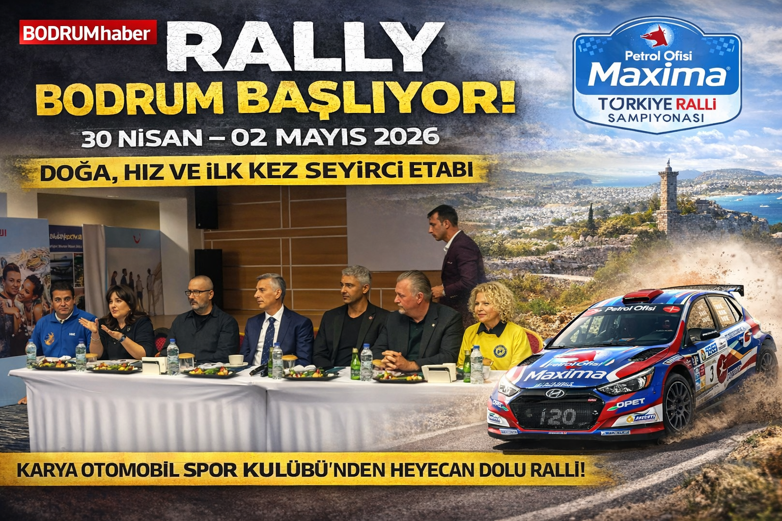 Rally Bodrum 2026 Başlıyor: İlk Kez Seyirci Etabı Düzenlenecek