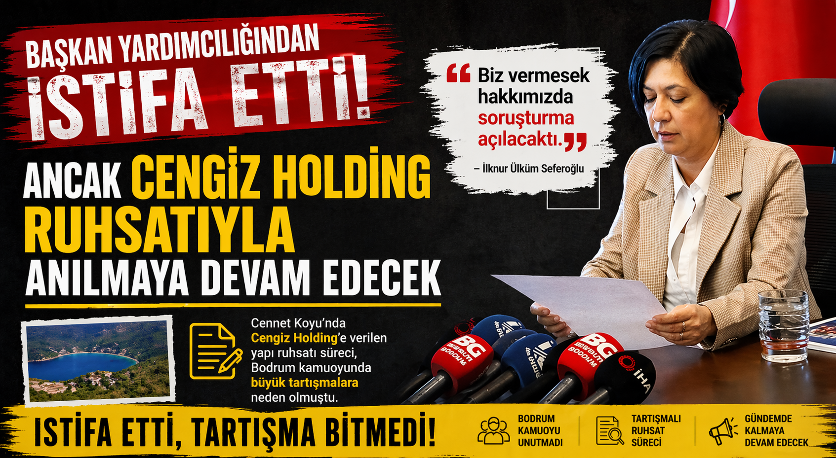 Başkan Yardımcılığından İstifa Etti, Ancak Cengiz Holding Ruhsatıyla Anılacak