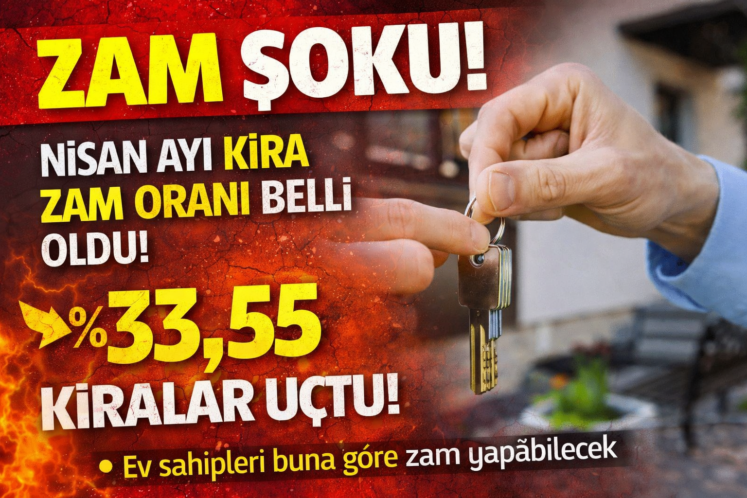 Nisan Ayı Kira Artış Oranı Belli Oldu: Ev Sahibi En Fazla Ne Kadar Zam Yapabilecek