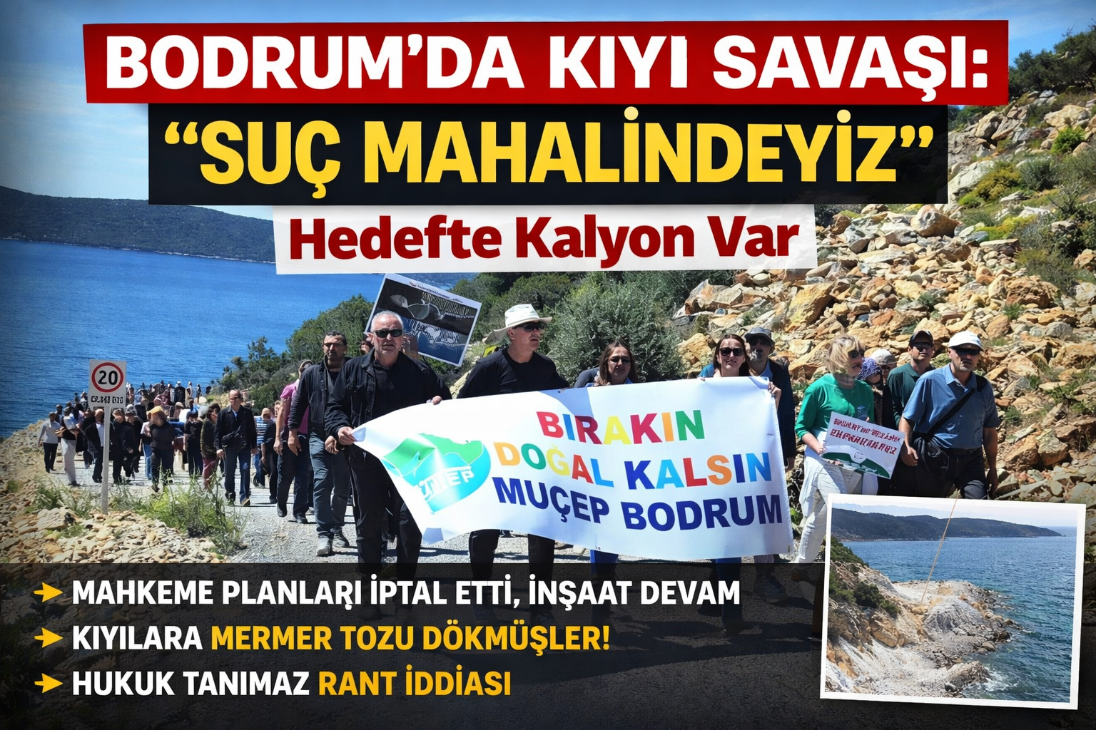 Bodrum’da Kıyı Savaşı: “Suç Mahallindeyiz”
