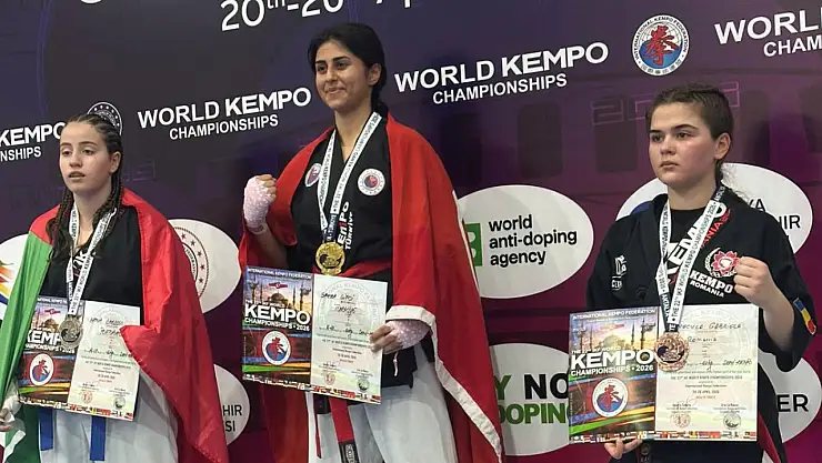 Bodrumlu Sahra Çifçi Dünya Şampiyonu Oldu