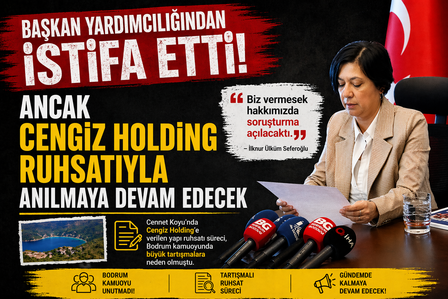 Başkan Yardımcılığından İstifa Etti, Ancak Cengiz Holding Ruhsatıyla Anılacak