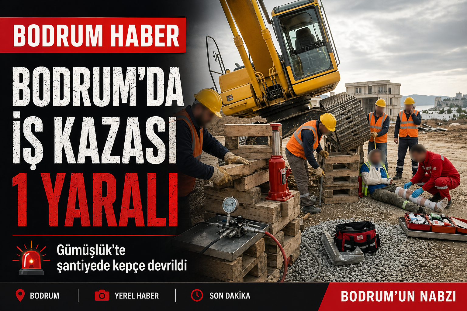 Bodrum’da İş Kazaları Artıyor