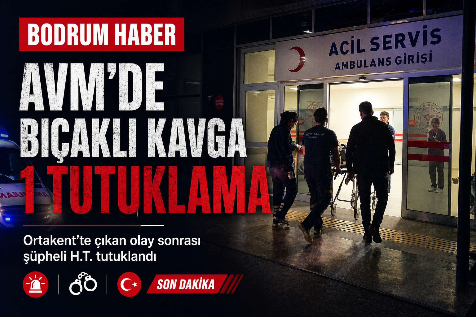 AVM’de Bıçaklı Kavga: 1 Tutuklama