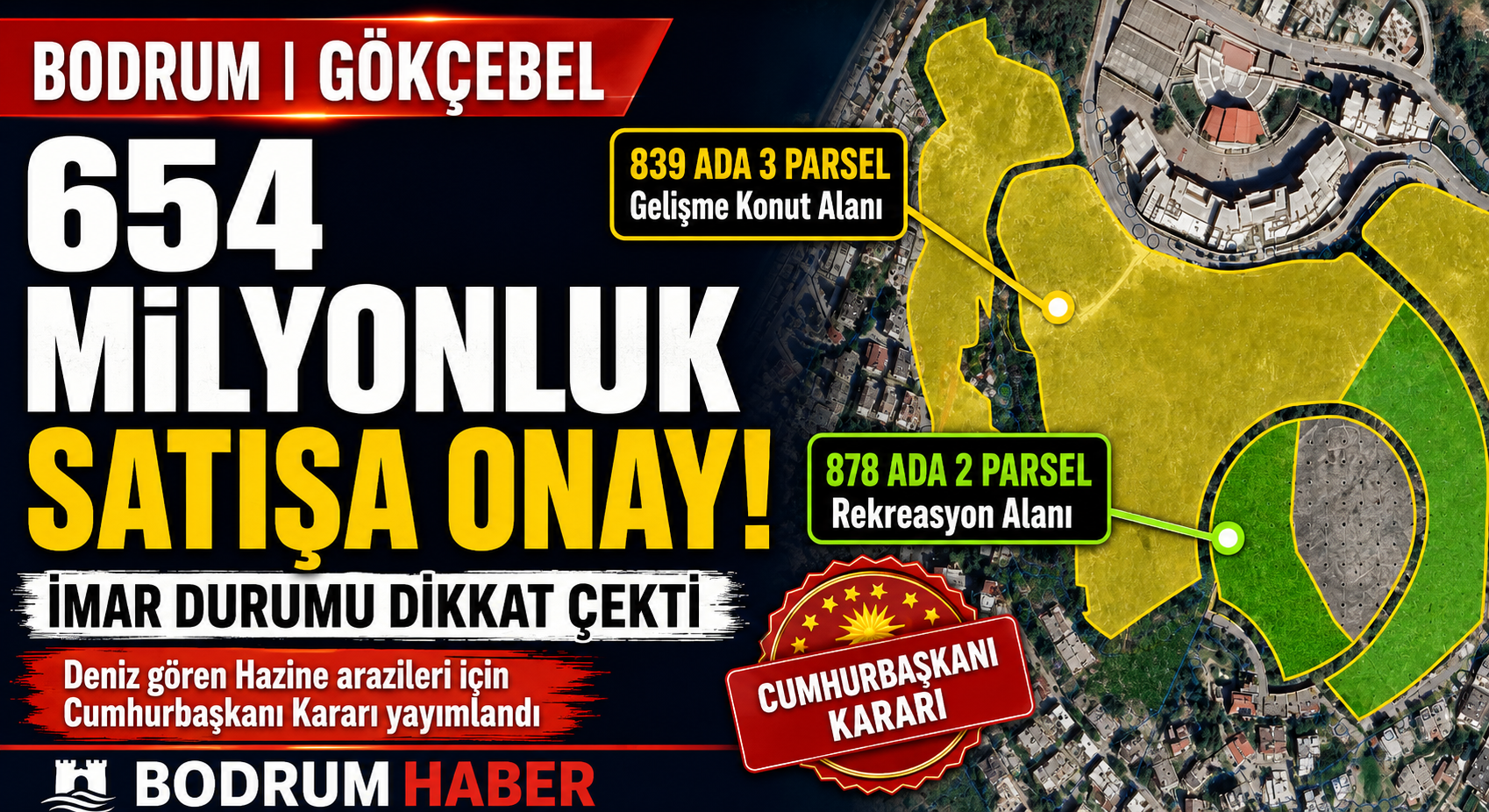 Gökçebel’de Hazine Arazisi İçin 654 Milyon TL’lik Satış Onayı